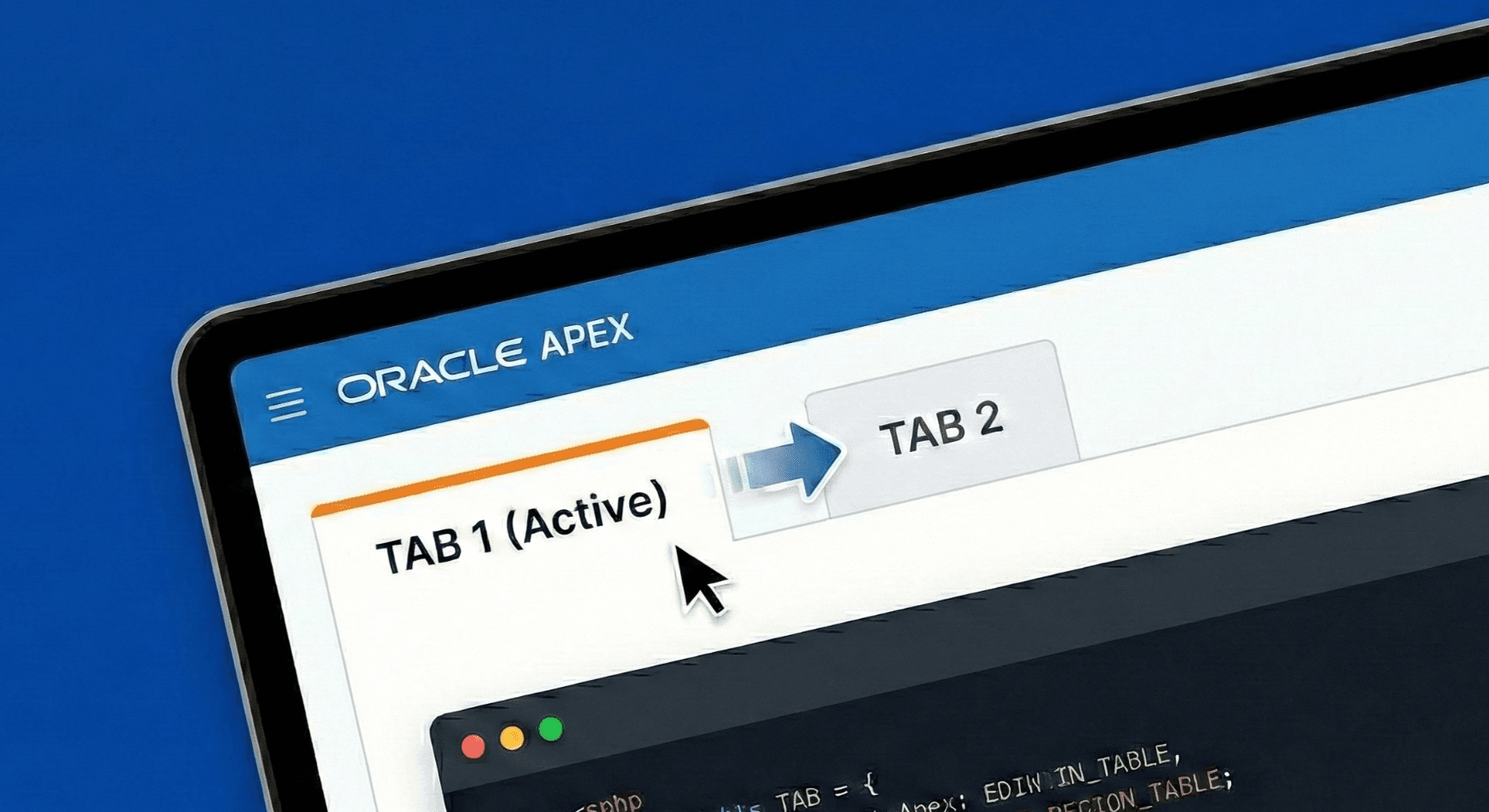 Oracle APEX: How to Programmatically Switch Tabs using jQuery