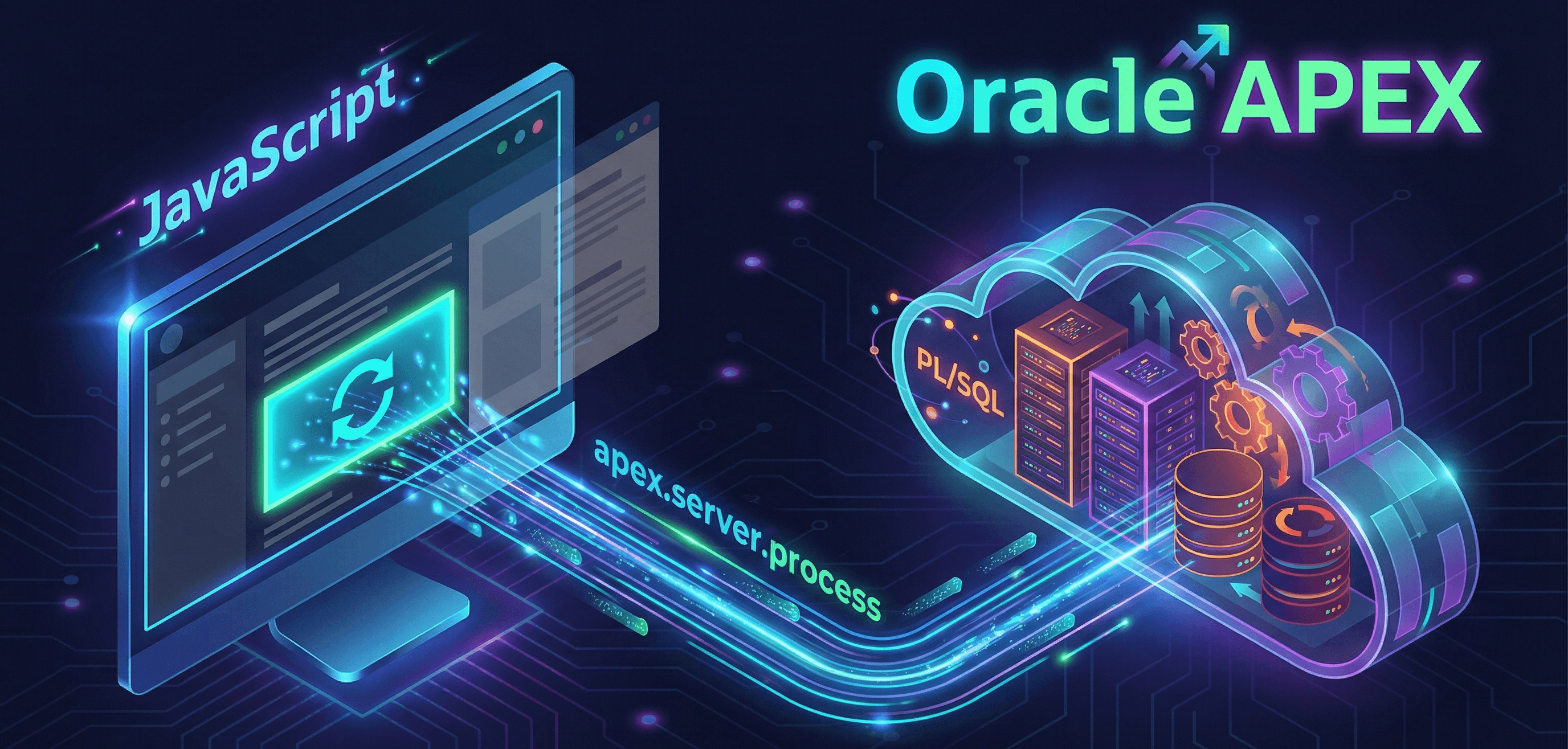 Oracle APEX : AJAX Callback using apex.server.process